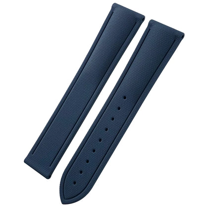 Quick Release FKM Fluoro Rubber Watch Strap for Omega Seamaster AT150 Breitling Seiko 5 Longines Oris 20mm 21mm 22mm