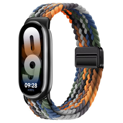 Bracelet magnétique pour Xiaomi Mi Band 10 9 8 Accessoires Bracelet en boucle tressée respirant Pulseira Correas Xiaomi Smart band 10 9 8