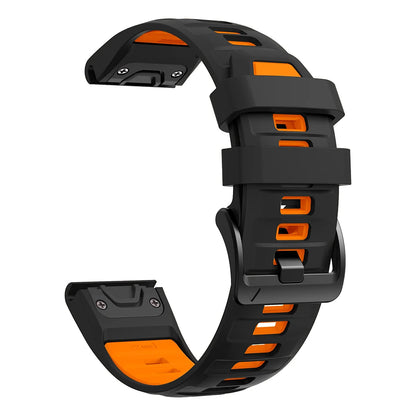 Bracelet de montre en silicone 22 mm 26 mm pour Garmin Fenix 8Pro 7 7X 6X Pro 5X Plus Epix Gen2 Enduro 3 2, bracelet souple à libération rapide QuickFit