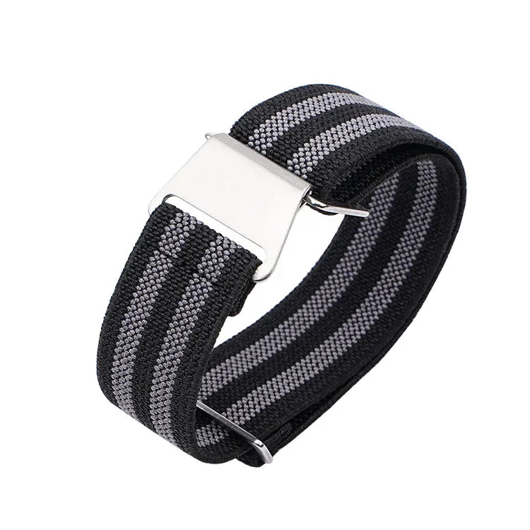 18mm 20mm 22mm 24mm Parachute élastique en Nylon Bracelet de montre hommes Sport de plein air militaire ceinture de sécurité Bracelet accessoires