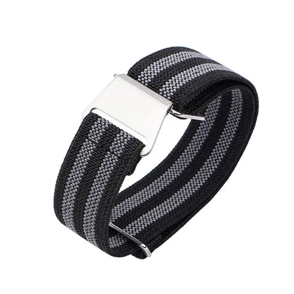 18mm 20mm 22mm 24mm Parachute élastique en Nylon Bracelet de montre hommes Sport de plein air militaire ceinture de sécurité Bracelet accessoires