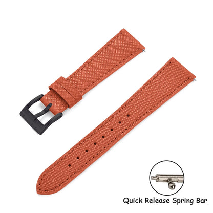 Cinturini per orologi in pelle di vitello di qualità cinturini per orologi in pelle Saffiano 18/19/20/21/22/23/24mm cinturini accessori per orologi