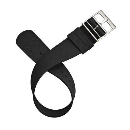 FKM Fluoro Rubber Watch Strap, 19mm 20mm 21mm 22mm, for Tudor Black Bay 1958 SEIKO SKX Longines Omega IWC Rolex, Soft