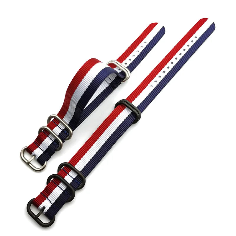 Thick NATO Nylon Watch Strap, 20mm 22mm, Canvas, Men's Watch Chain, Submariner Watch Strap Accessories