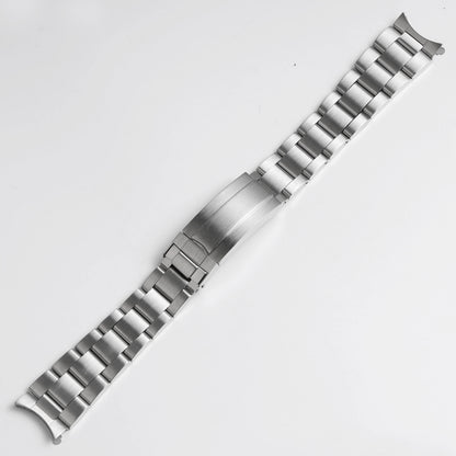 Bracelet de montre en acier inoxydable argenté mat poli de 19mm, pour SEIKO SNXS80 SNXS79 SNXS79K SNXS77K SNXS75 SNXS73, Bracelet de poignet en métal