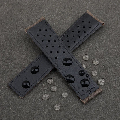 Cinturino per orologio in pelle di vacchetta morbida e satinata, 20/22/24mm, per cinturino TAG HEUER CARERA AQUARACER Monaco F1, fibbia pieghevole in acciaio