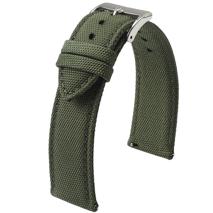 OZE Bracelet de montre en tissu Nylon - Libération Rapide - Boucle Poli Miroir
