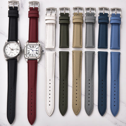 Cinturino per orologio in nylon Sailcloth 18 19 20 22 mm, cinturino in pelle a sgancio rapido per Omega Seiko Tissot, cinturino universale