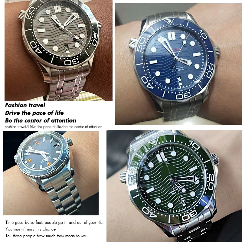Bracciale per Orologio in Acciaio Inossidabile per Omega New Seam84Diver 300 Planet Ocean, Solido, Cinturini per Orologi, Utensili Gratuiti, 20mm, 22mm, 600m