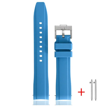 Cinturino in gomma TPU per Omega X Swatch MoonSwatch, ad ansa curva, in silicone, a sgancio rapido, da 20 mm, per cinturino per orologio planetario Snoopy
