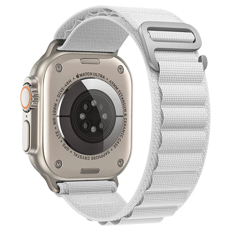 Bracelet à boucle alpine pour Apple watch Ultra 3 2 bandes 49mm 45mm 44mm 40mm 41mm 46mm 42mm Bracelet iWatch série 11 10 SE 9 8 7 6 5 4