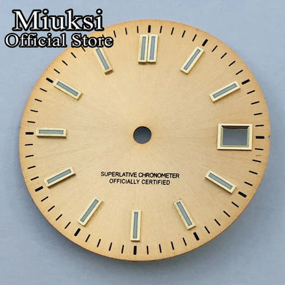 ATA UKSI-Cadran de Montre Lumineux, Noir, Rouge, Bleu, Rose, Jaune, Stérile, Adapté au Mouvement NH35, 29mm