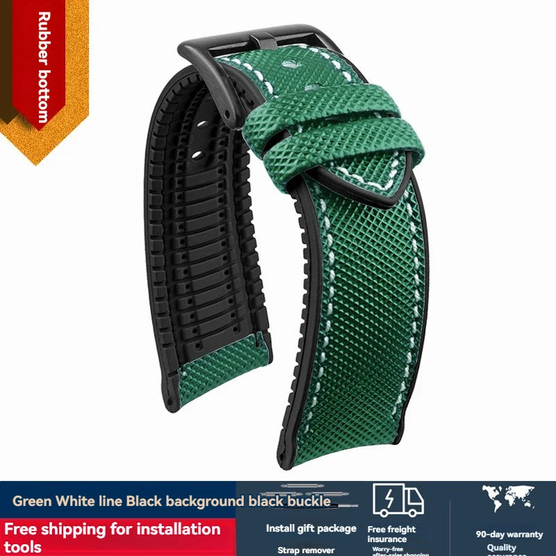 Per Mido timoniere comandante cittadino blu angelo serie cinturino orologio impermeabile in Nylon gomma cinturino orologio da 19mm 20mm 22mm 23mm