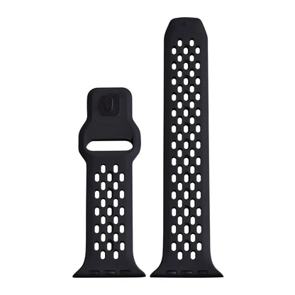Cinturino in gomma FKM traspirante per Apple Watch, cinturino con fibbia per iWatch 9, 8, 7, 6, 5, 4, Se, Ultra 2/1, 49mm, 10mm, 46mm, 45mm, 44mm