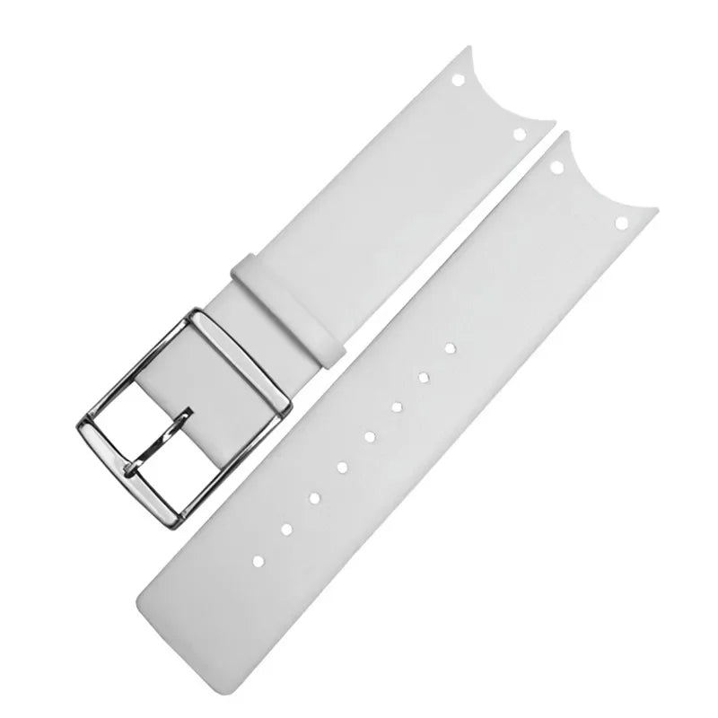 Bracelet de montre en cuir véritable pour la série CK KOV231 KOV232, bord incurvé spécial, bracelet de montre Ultra-fin en cuir de vache pour hommes et femmes, 22mm