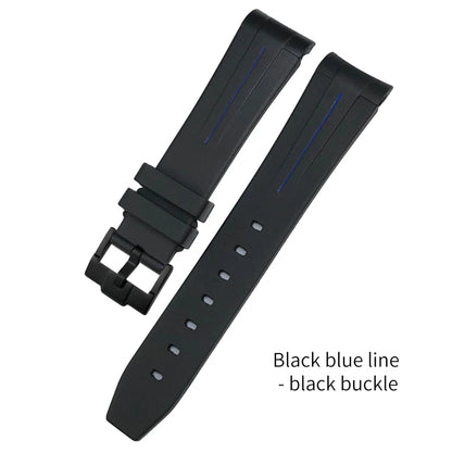 Bracelet de montre pour Rolex Submariner en caoutchouc - Premium