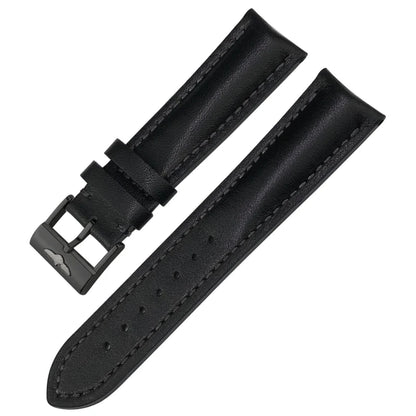 Bracelet de montre en cuir véritable de haute qualité, 20mm, 21mm, 22mm, adapté aux outils de bracelet de montre Breitling Superocean Navitimer Avenger noir