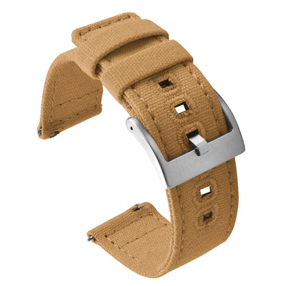 Universal Nylon Watch Strap, 20mm 22mm Quick Release Durable Retro Canvas Sport Belt for Omega Seiko Cartier