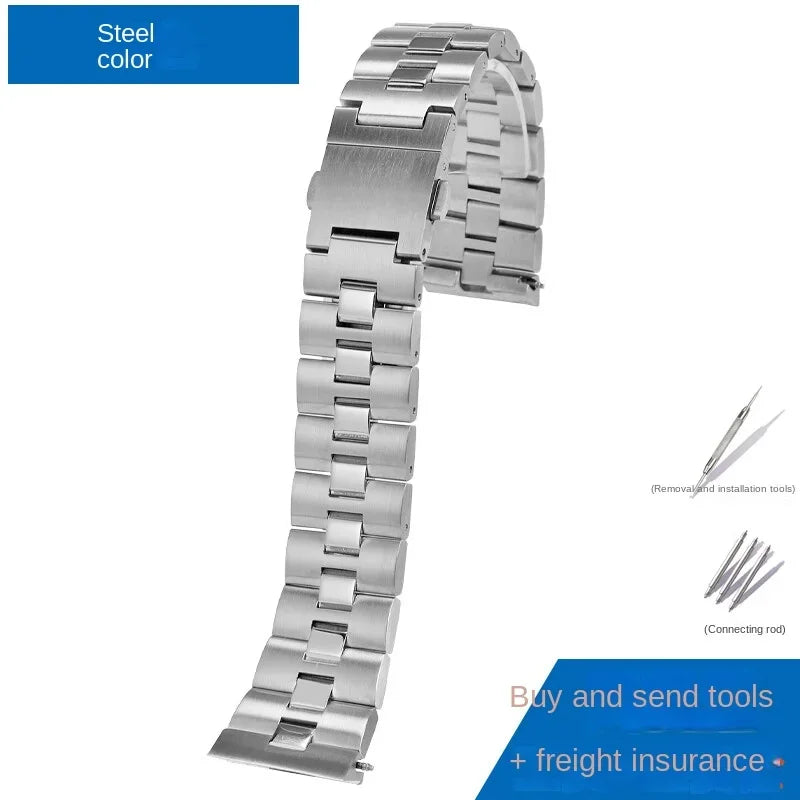 Hochwertiges Armband aus massivem Edelstahl für Tag Heuer Monaco CBL2111 CBL2180 CBL2113 CBL2115 BA0644, silbernes Uhrenarmband 22mm