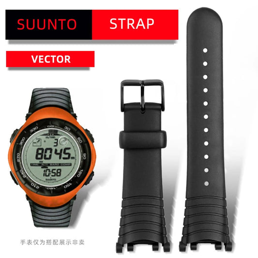 Cinturino in silicone per orologio Suunto Vector, estensione libera, serie Vector, cinturino da uomo e da donna, cinturino da polso, accessori per orologi