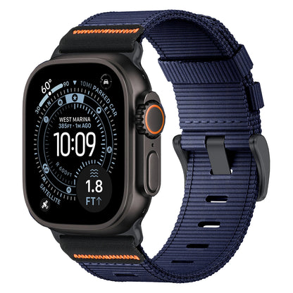 Nylon strap for Apple Watch, compatible with sizes 46mm, 42mm, 45mm, 44mm, 41mm, 40mm, 49mm, for iWatch Series 11, 10, 9, 8, SE, 7, 6, 5, Ultra, 3, 2