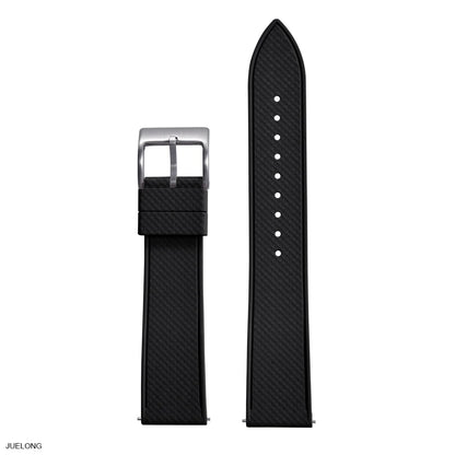 Bracelets de montre souples en caoutchouc de qualité supérieure FKM FPM 20mm 22mm bracelets de montre à dégagement rapide bracelet de plongée étanche Durable pour mosaïque