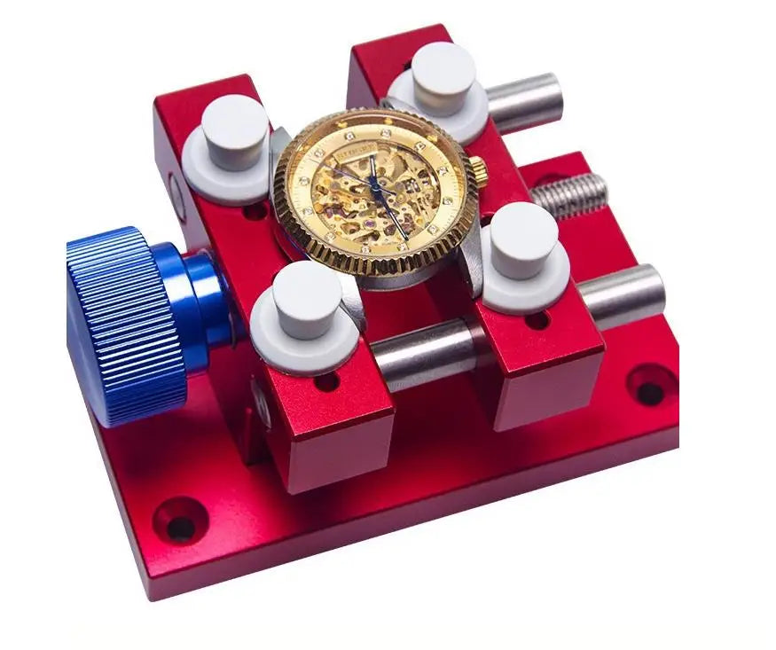 W4459 outil de réparation de montre pince en métal siège montres support de boîtier outil pour ouvrir le fond du boîtier