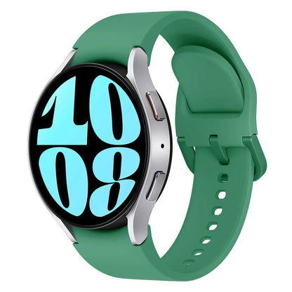 Bracelet en Silicone pour Samsung Galaxy watch 6 4 Classic, 47mm 43mm 46mm, bracelet de remplacement original incurvé pour montre 7 6 5 4 40mm 44mm