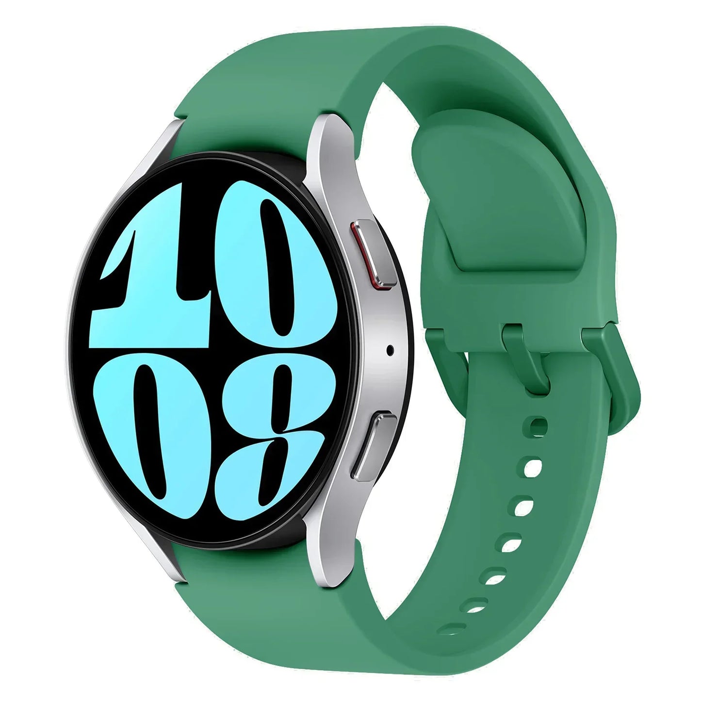 Bracelet en Silicone pour Samsung Galaxy watch 6 4 Classic, 47mm 43mm 46mm, bracelet de remplacement original incurvé pour montre 7 6 5 4 40mm 44mm