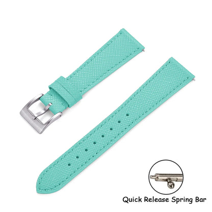 Cinturini per orologi in pelle di vitello di qualità cinturini per orologi in pelle Saffiano 18/19/20/21/22/23/24mm cinturini accessori per orologi