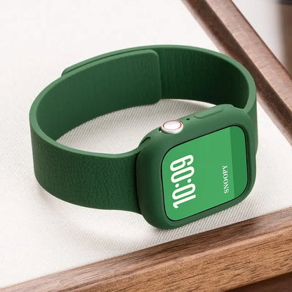 Étui et bracelet en silicone souple pour Apple Watch Ultra 49mm 46mm 44mm 40mm 45mm 41mm pour IWatch Series 6 SE 7 8 9 10 11