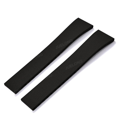 Delugs 20mm FKM Rubber CTS Watch Straps with Butterfly Buckle 4 Colors, Unique Texture, Quick Release for Brand Watches