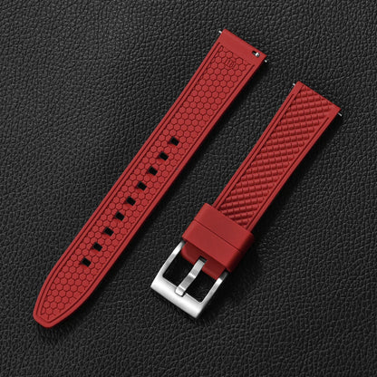 Bracelet en caoutchouc fluoré FKM, 18mm 20mm 22mm 24mm, Bracelet de montre à dégagement rapide pour plongée Omega Seiko Tissot Rolex, ceinture universelle