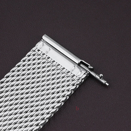 Bracelet de montre en acier inoxydable tissé milanais, bracelet de montre, Rolex, Omega, IWC, 18mm, 20mm, 22mm, 1.0mm, 0.6mm, haute qualité