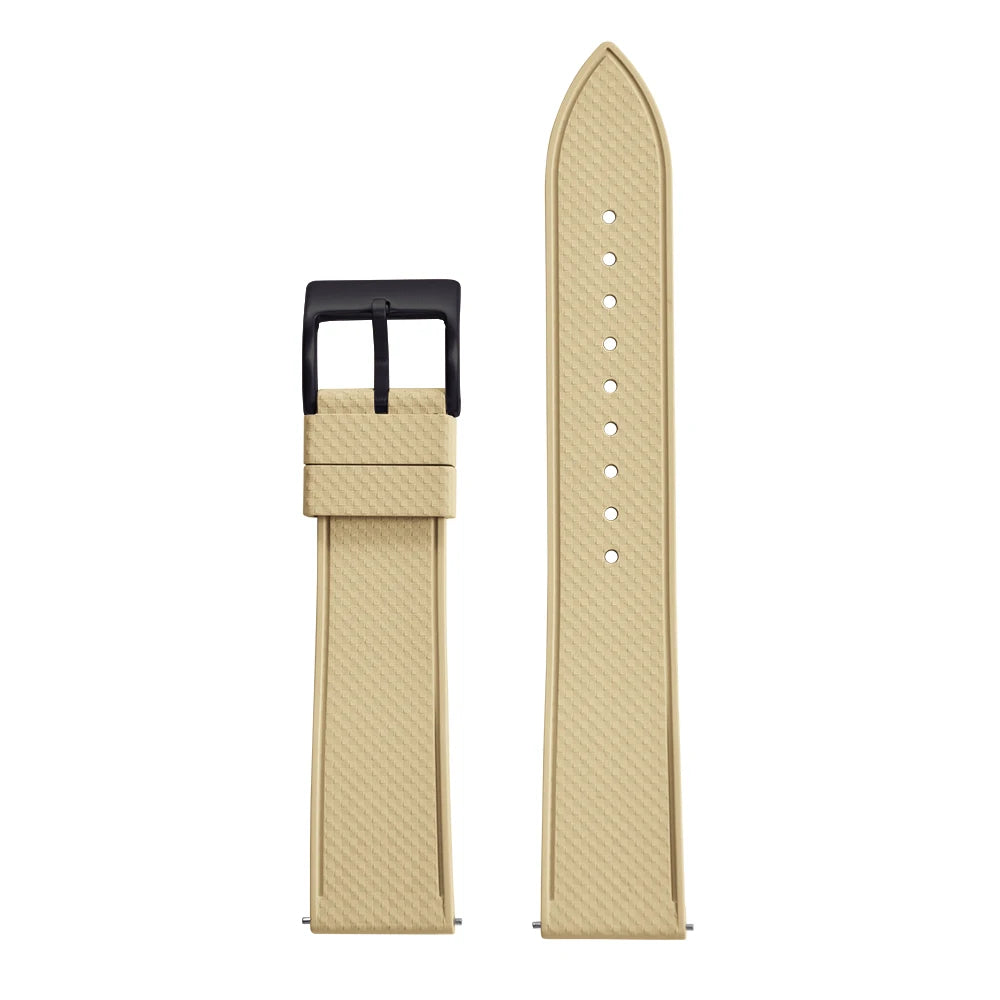 Premium FKM Rubber Watch Band 20mm 22mm Quick Release Diving Waterproof Watch Straps Soft Durable Unisex FPM Bracelets