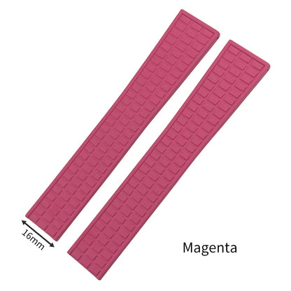 Cinturino per orologio in gomma fluorurata FKM morbida di alta qualità, 19 mm, cinturino di ricambio per Patek Philippe Aquanaut Luce 5067 5068 5072 PP, orologio da donna