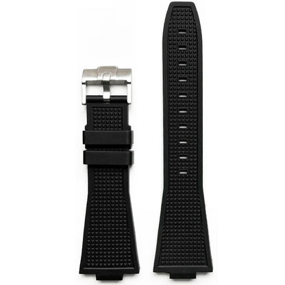FKM Bracelet for Tissot PRX T137.407/T137.410 Super Player 40mm Convex Fluororubber Quick Release Watch Strap 12mm