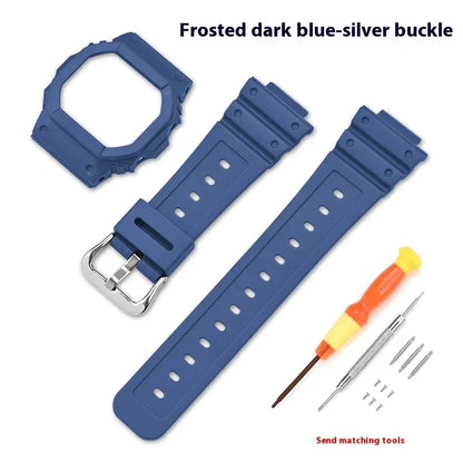 Étui de Bracelet en résine de caoutchouc pour Casio g-shock DW-5600 GW-M5610 GW-B5600 G-5600 hommes femmes Bracelet de remplacement accessoires de montre