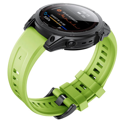Quick-fit Silicone Strap, 26mm 22mm 20mm, for Garmin Tactix 8/Fenix 8 51mm 47mm 43mm, Durable Garmin Enduro3/Fenix 7S E 7X Strap