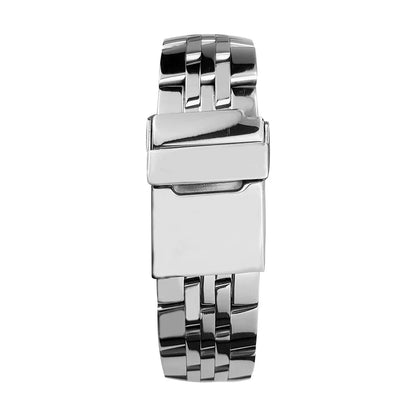 Bracelet de montre étanche en métal argenté, bracelet de montre solide, acier inoxydable, Breitling, Avenger, Heritage, Smile, Ocean, 20mm, 22mm, 24mm