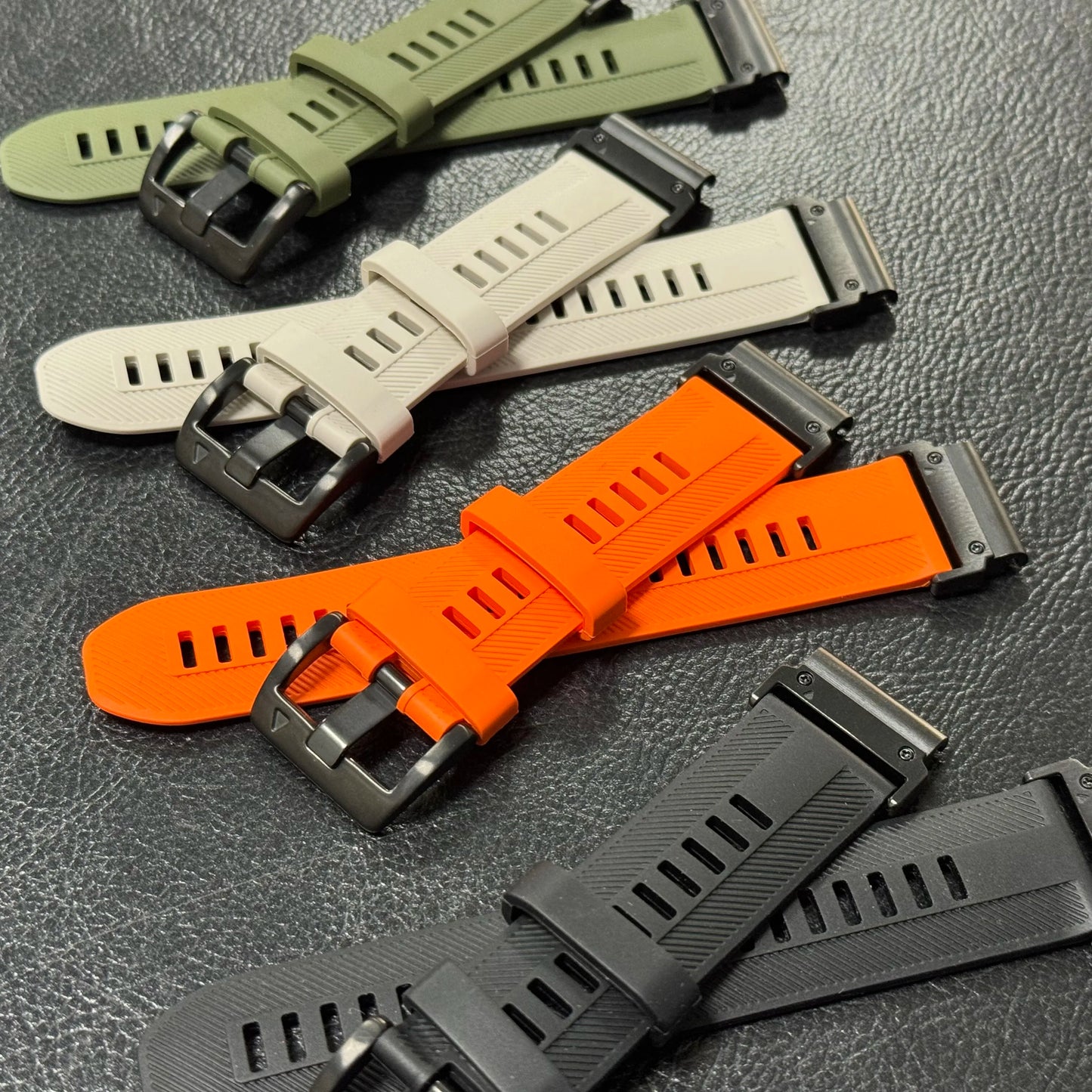 QuickFit 22/26mm Replacement Watch Band for Garmin Forerunner 970 965 955 945 935 745 MARQ Official Silicone Sport Strap