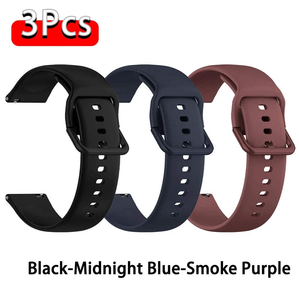 Silikon-Sportarmband für Amazfit GTS 2/4/3/GTS 2/4 Mini/GTR 4/2/2e 20mm/22mm, Amazfit Bip 6 5 3/U Pro Serie