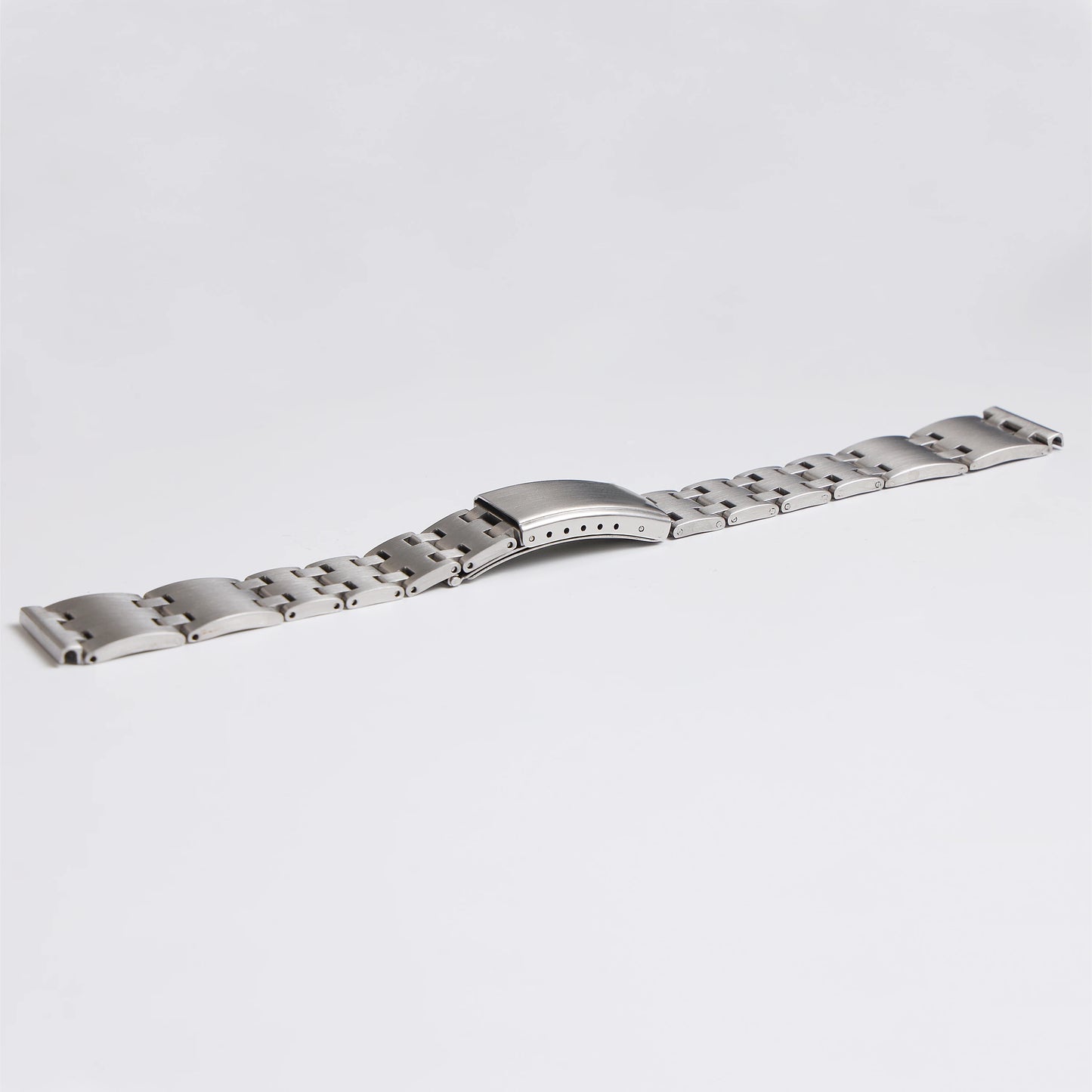 Cinturino per orologio vintage in acciaio inossidabile spazzolato color argento 19*21mm, bracciale in metallo per SEIKO Bell Matic 4006-6002