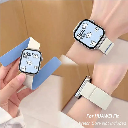 Cinturino magnetico in silicone per Huawei Watch Fit 4 Pro, cinturino di ricambio, fibbia, Correa Huawei Watch Fit 4 Fit 3 2 1