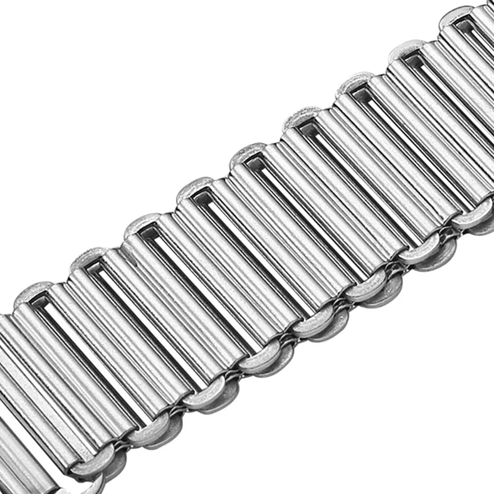 316L Stainless Steel Watch Band, Bonklip Alpine Buckle, 20-22mm, Universal Quick-Release Milanese Metal Watch Band for Smartwatches