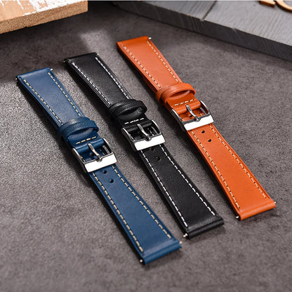 Cinturino in pelle a sgancio rapido, 18 mm, 20 mm, 22 mm, rosso, retrò, per orologi Omega, Cartier, Seiko, Tissot, DW, accessori da donna e da uomo
