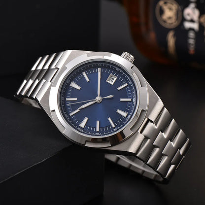 Men's 41mm NH35 watch with fully automatic movement, sapphire crystal, night light, waterproof, casual business watch