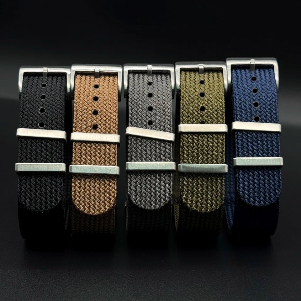 Bracelet de montre Nato en tissu Nylon militaire tissé Vintage, 18/20/22mm, pour Omega Longines Citizen Seiko, Bracelet universel de l'armée