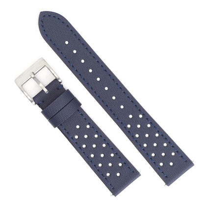 Cinturino per orologio in tessuto di vela in nylon di alta qualità 18mm 19mm 20mm 22mm cinturino da corsa rally cinturino per orologio traspirante perforato a sgancio rapido per uomo