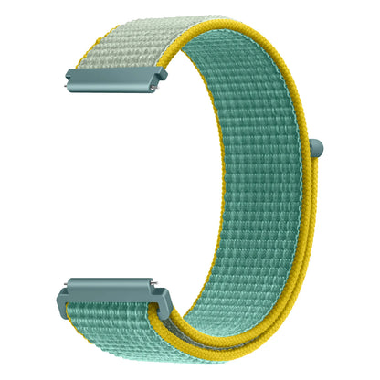 Bracelet à boucle en Nylon pour Amazfit Bip 6/5/GTS 4/3/2/2e/Mini/GTR 42mm/47mm/GTR 4/3 Pro Sport, 20mm/22mm, 2 bandes